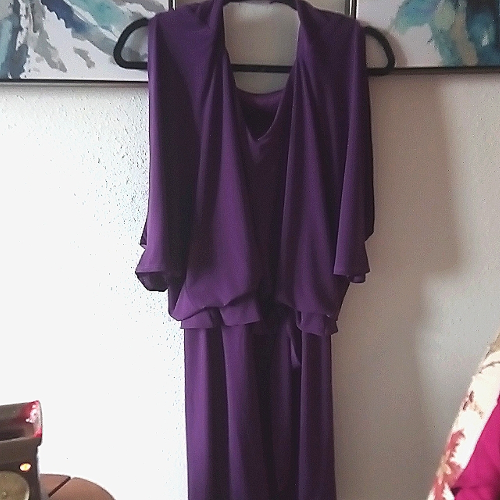 Drop waist knit dress